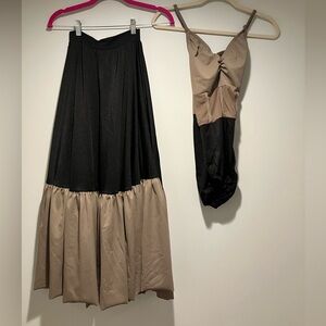 Kelle dance costume with full skirt